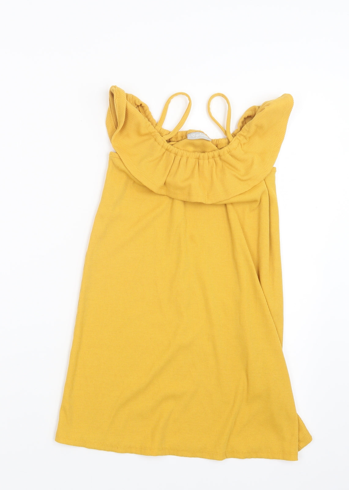 Matalan Girls Yellow   A-Line  Size 7 Years