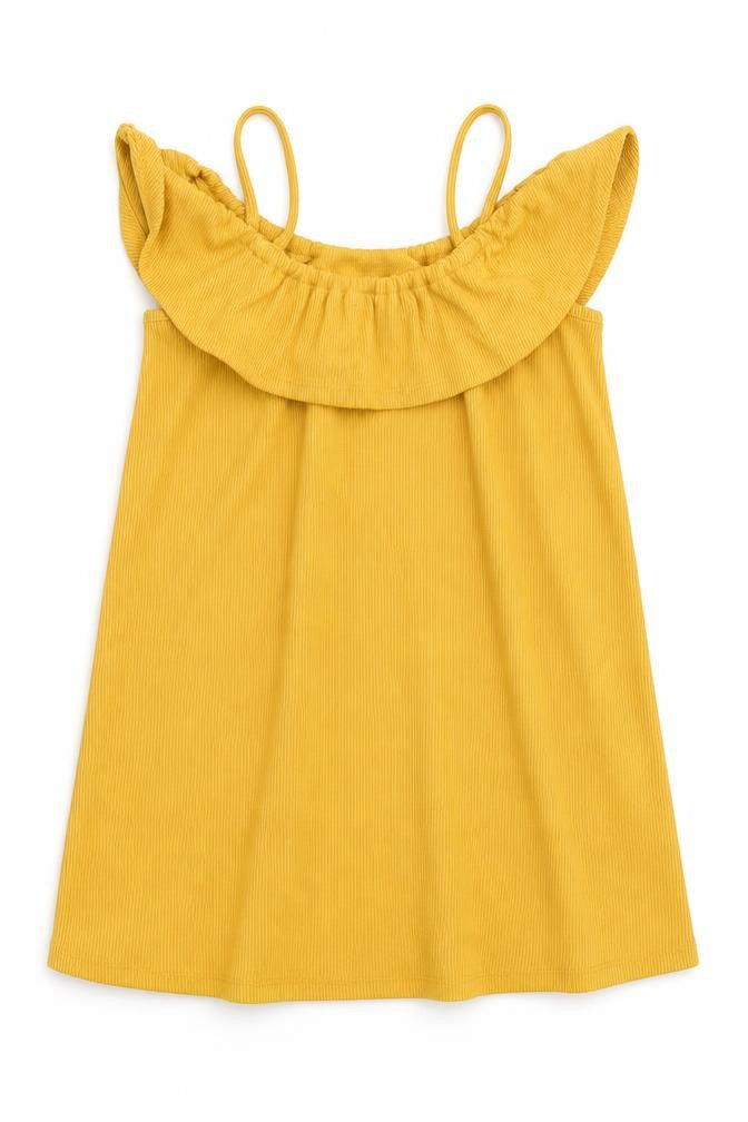 Matalan Girls Yellow   A-Line  Size 7 Years