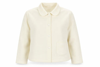 EWM Womens Ivory  Fleece Jacket  Size 14