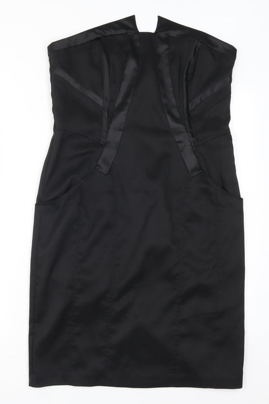 Love Label Womens Black   Pencil Dress  Size 14
