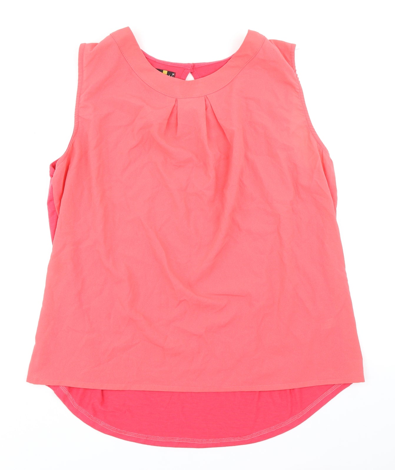 Charlotte Gold Womens Pink   Basic Blouse Size 18