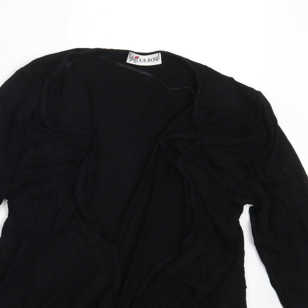 La-Rose Womens Black   Cape Jumper Size XL