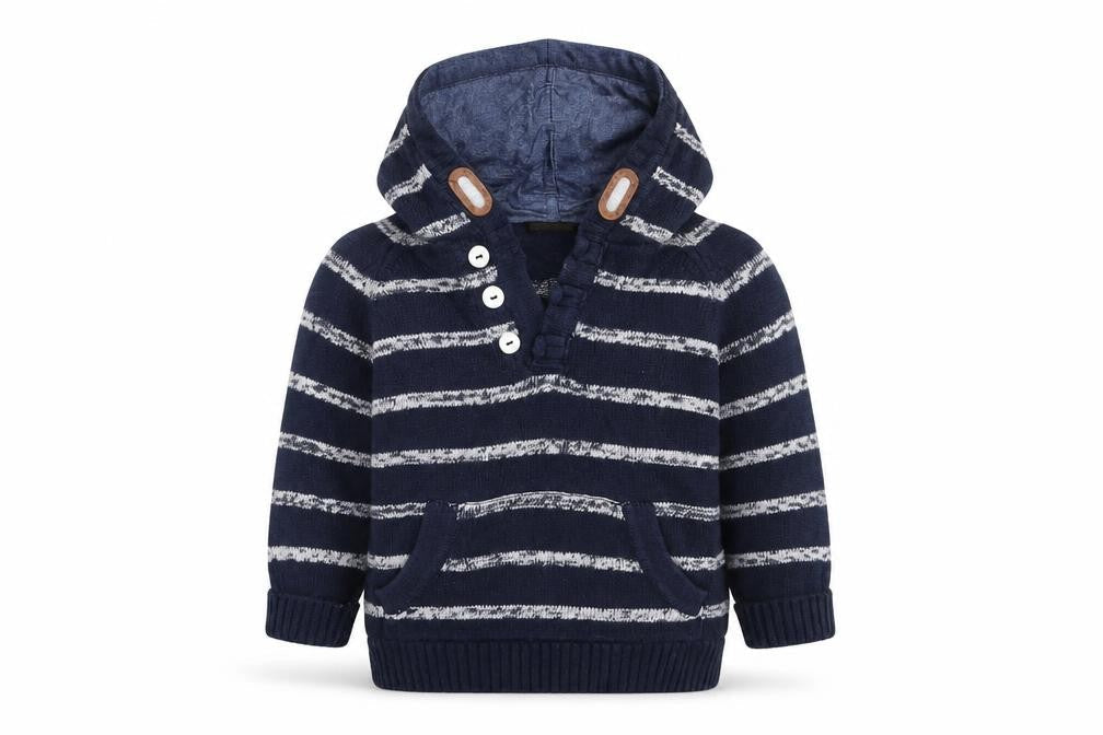 Next Boys Blue Striped  Pullover Jumper One Size