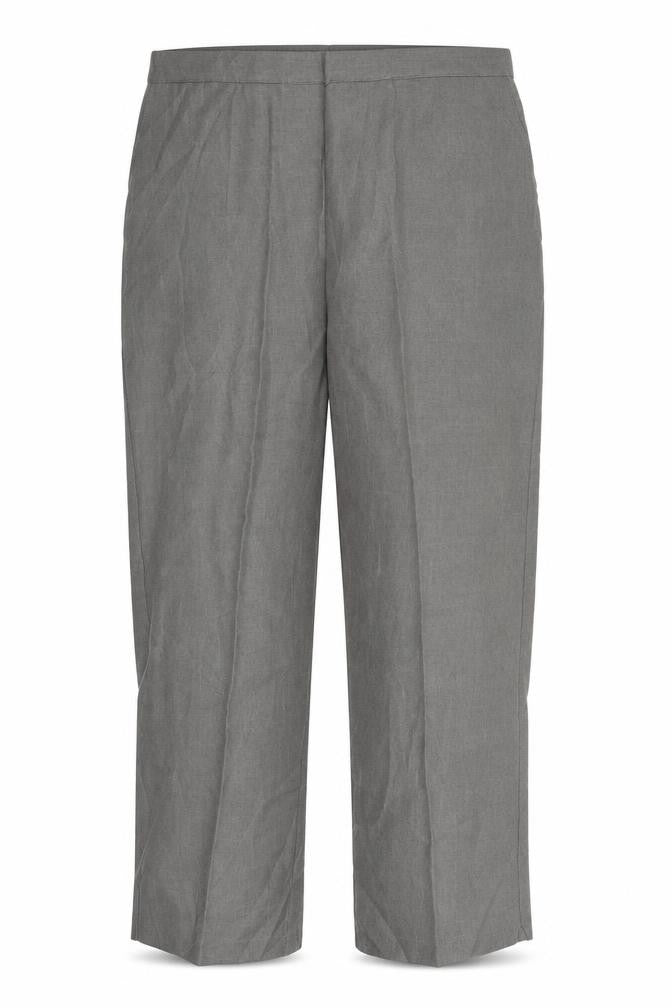 Preworn Womens Grey   Dress Pants Trousers One Size L25 in