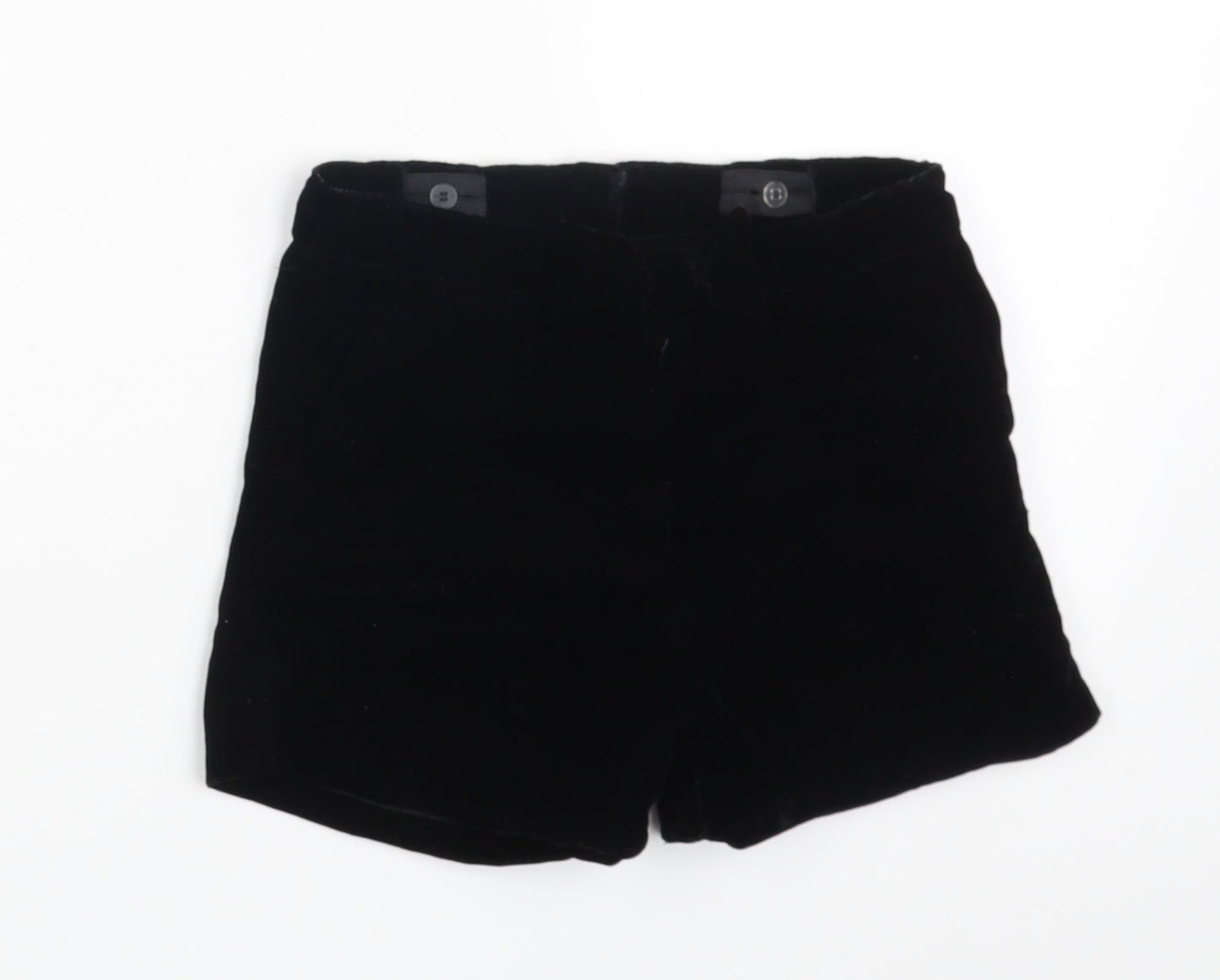 H&M Girls Black   Chino Shorts Size 6-7 Years