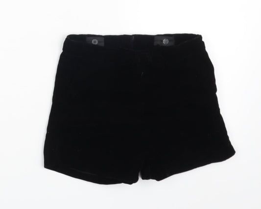 H&M Girls Black   Chino Shorts Size 6-7 Years