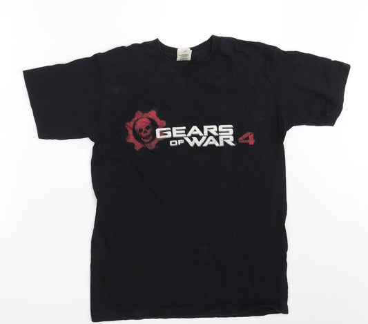 Fruit of the Loom Mens Black    T-Shirt Size S  - Gears of War 4
