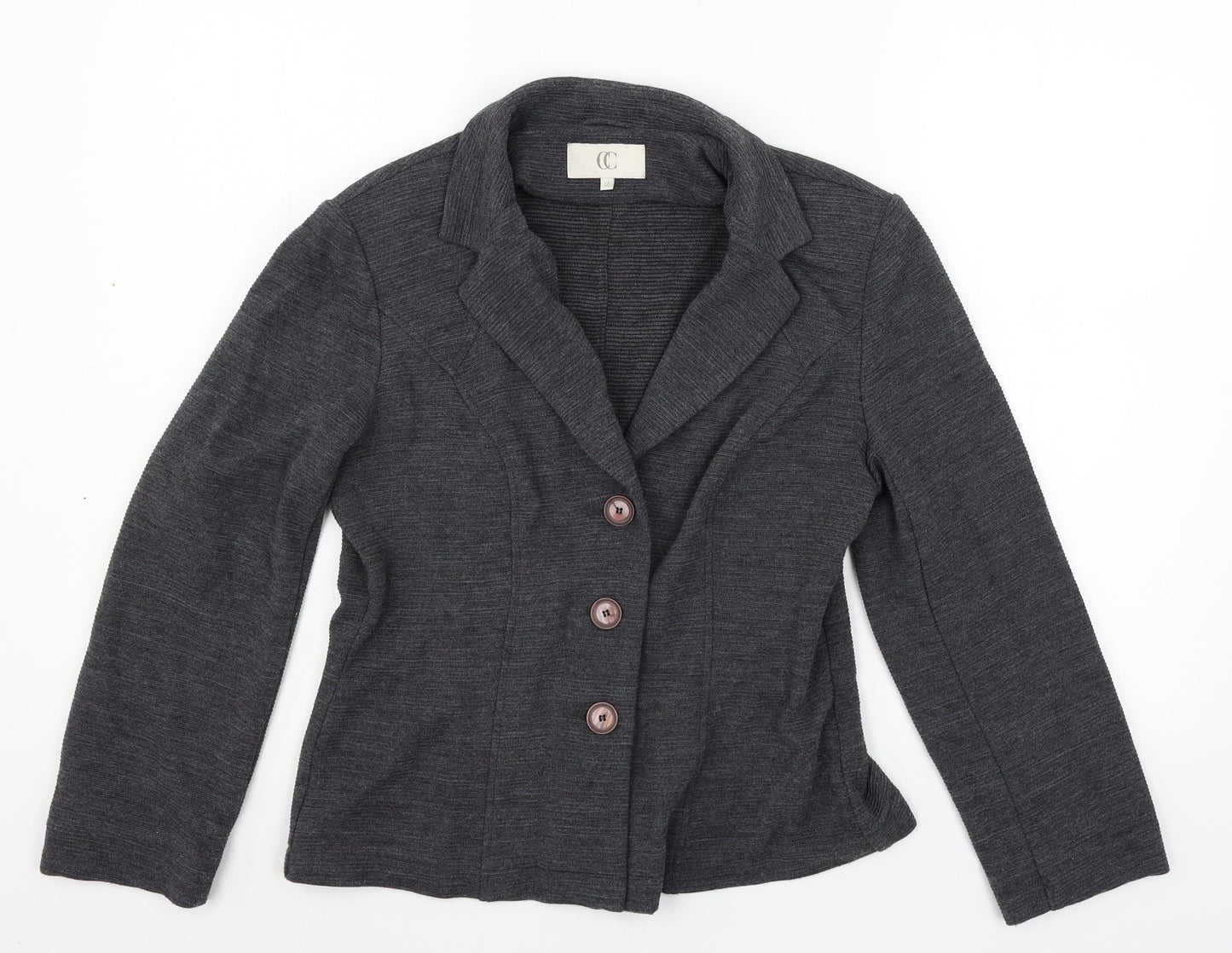 CC Womens Grey   Jacket Blazer Size 12