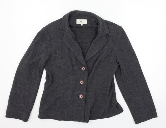 CC Womens Grey   Jacket Blazer Size 12