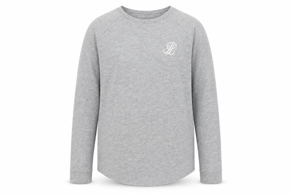 Illusive Boys Grey  Jersey Basic T-Shirt Size 11-12 Years