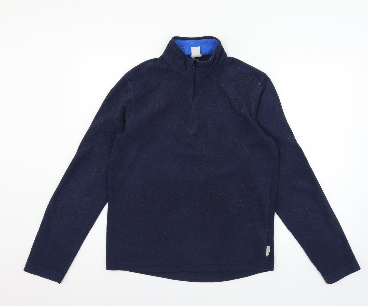 Quechua Mens Blue  Fleece Pullover Sweatshirt Size S