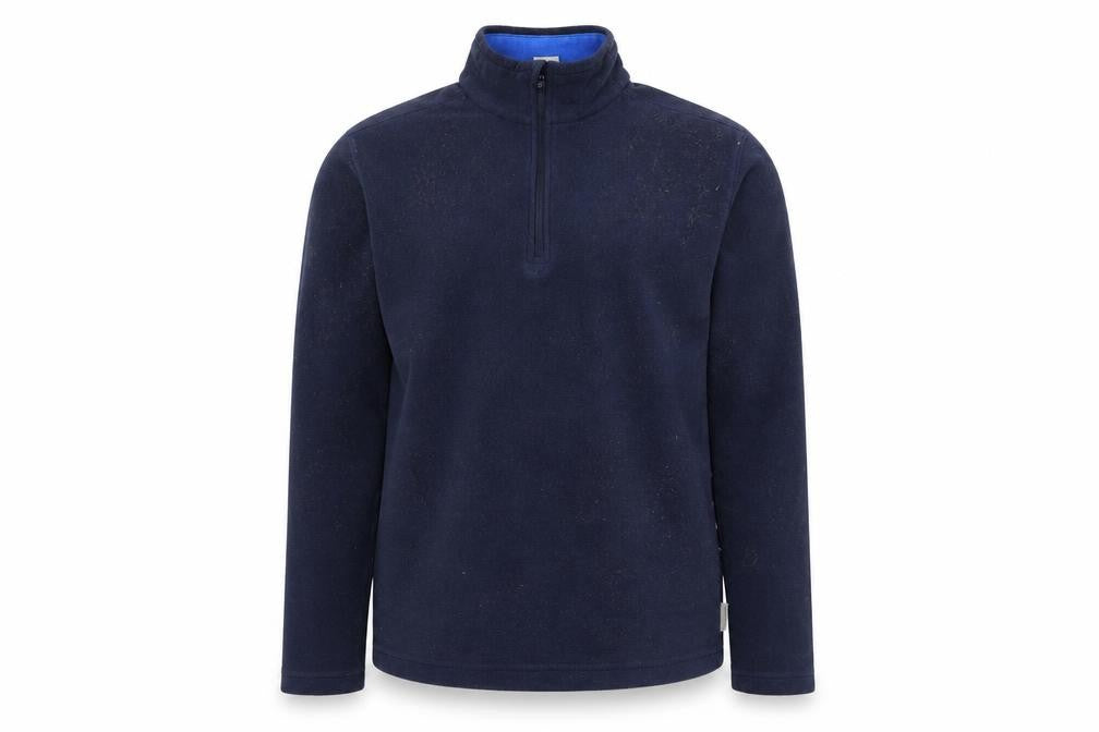 Quechua Mens Blue  Fleece Pullover Sweatshirt Size S