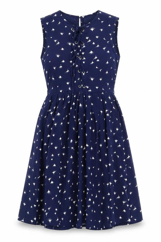 Brave Soul Womens Blue Floral  Shift  Size XS