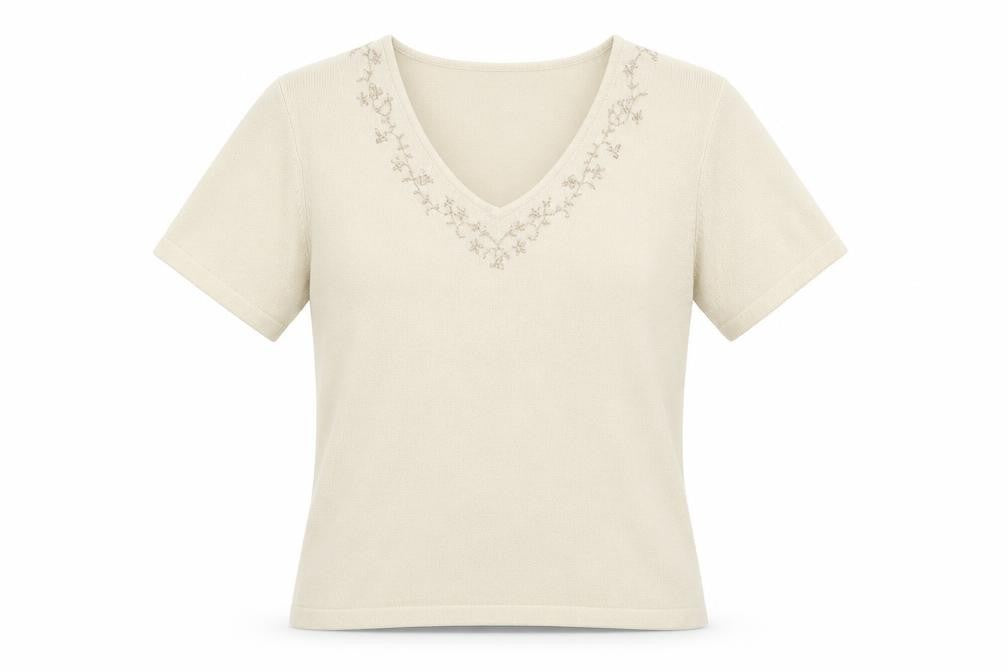 Bonmarché Womens Beige Knit Pullover Jumper Size M