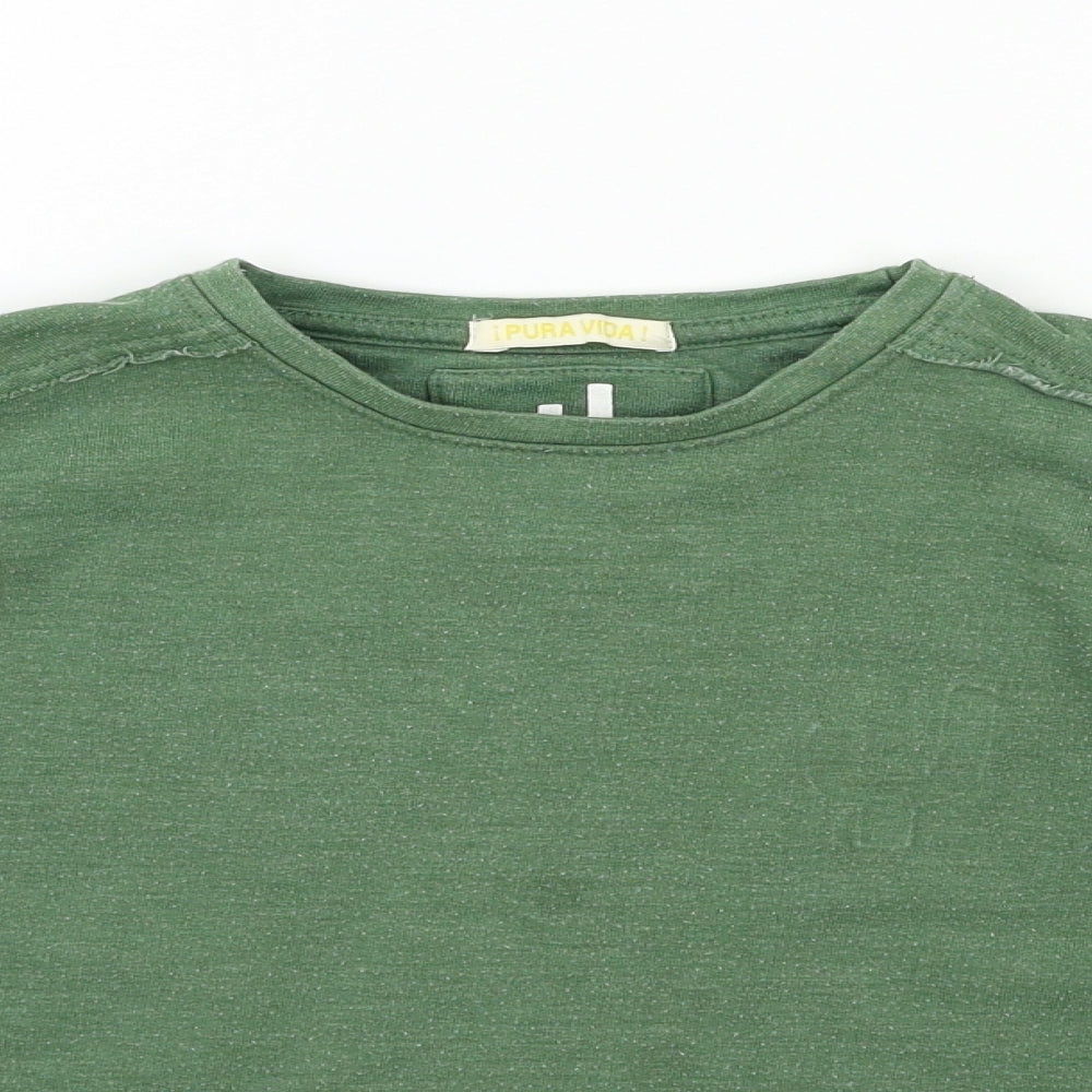 Pura Vida Boys Green   Pullover Sweatshirt Size 8 Years