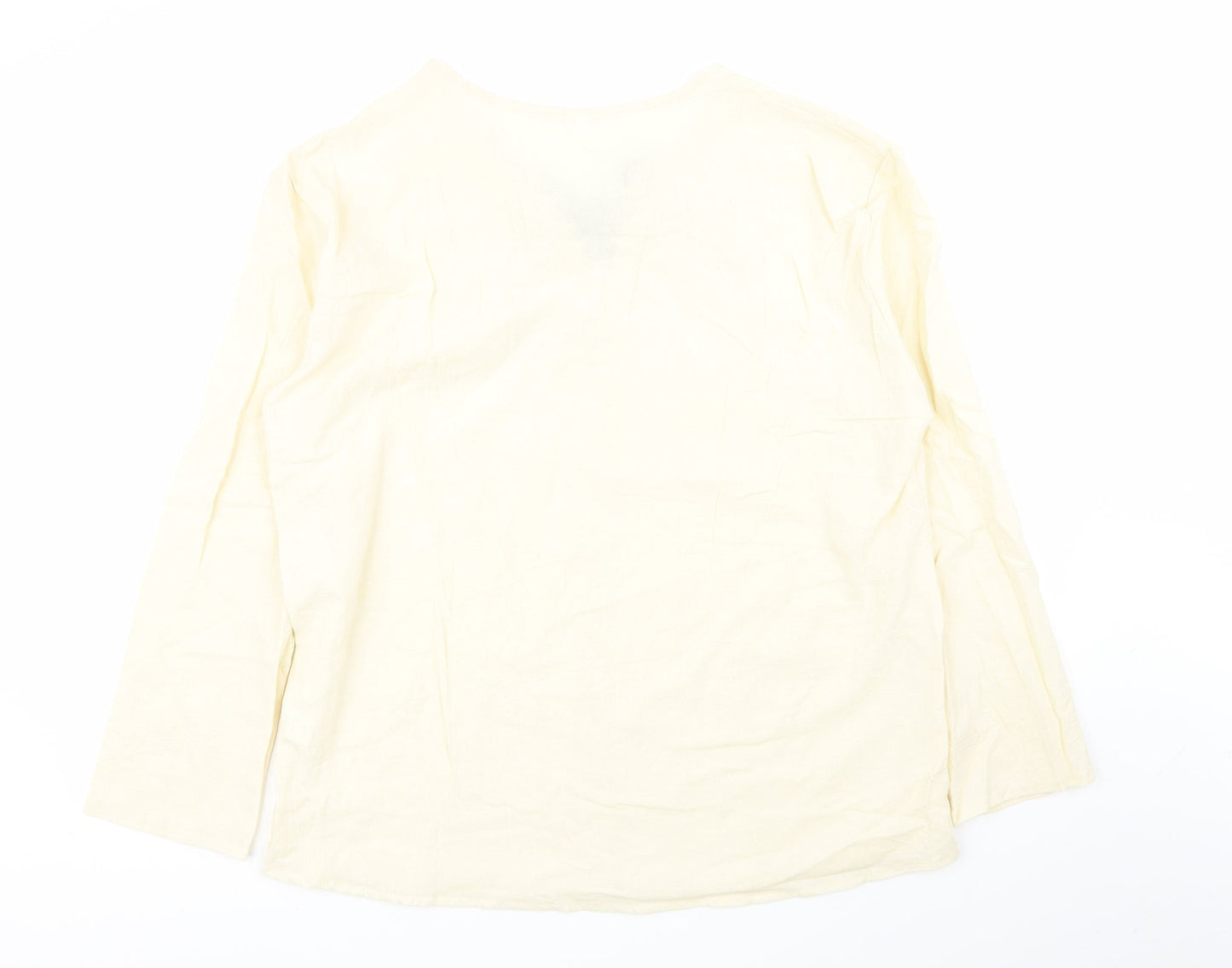 Preworn Womens Beige   Basic Blouse Size XL