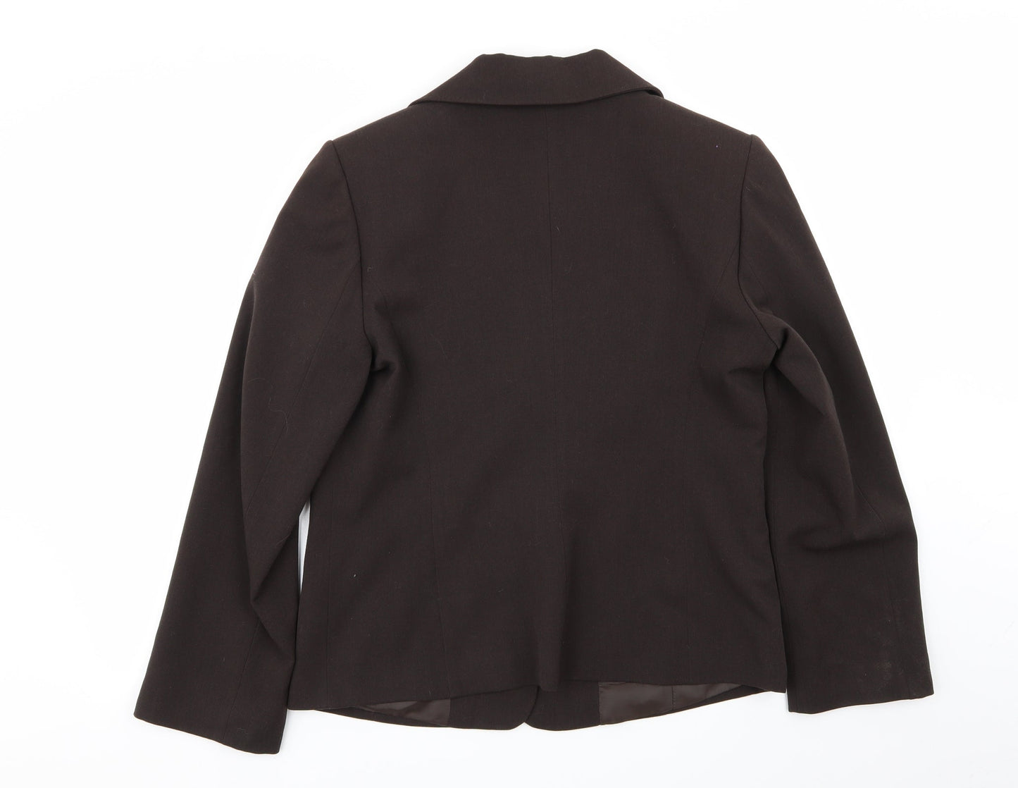 alex& co Womens Brown   Jacket Blazer Size 14