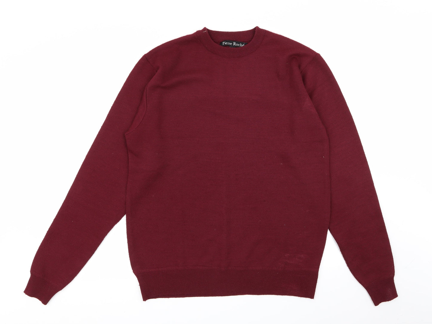 pierre roche Mens Red   Pullover Jumper Size M