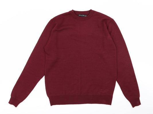 pierre roche Mens Red   Pullover Jumper Size M