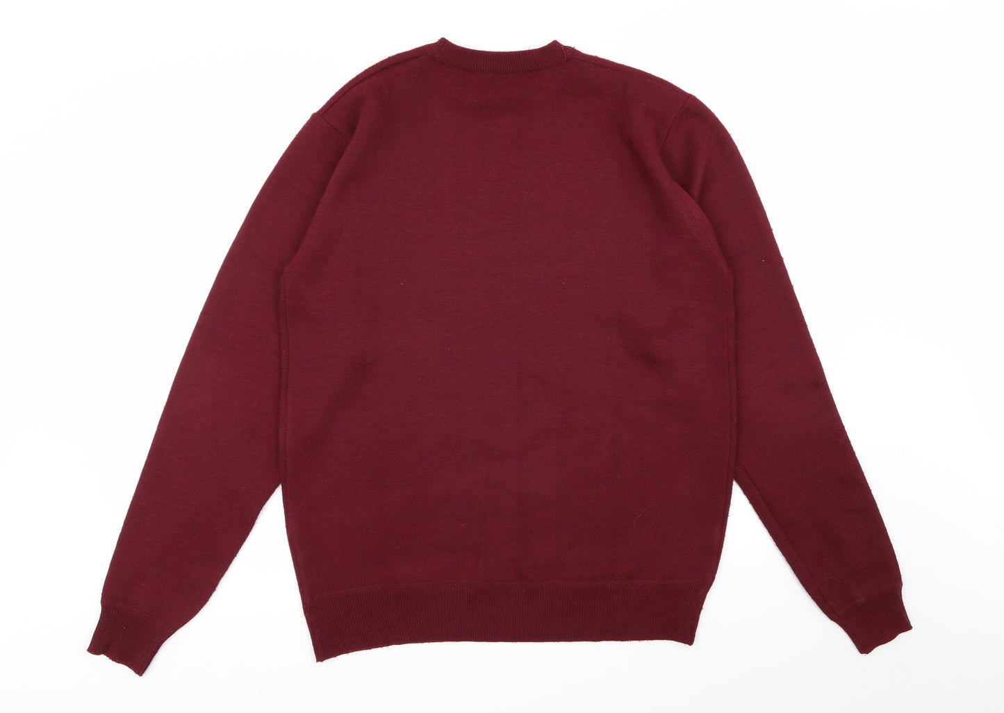 pierre roche Mens Red   Pullover Jumper Size M