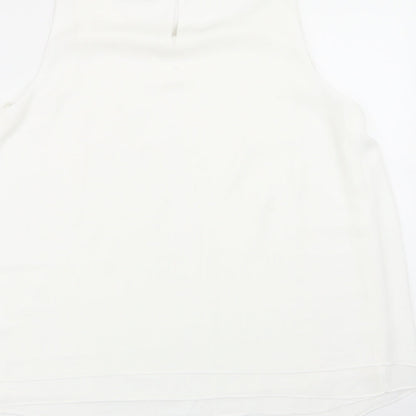 Brand and care label for Roman women’s white basic blouse, size UK 12