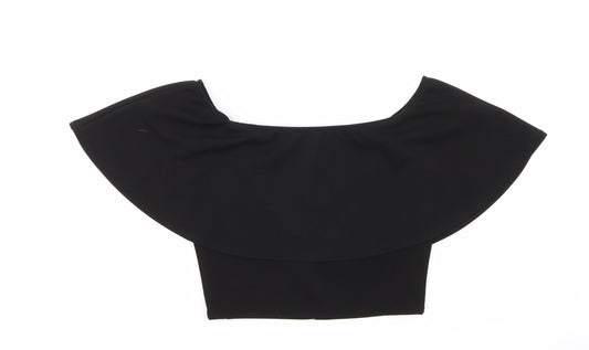 River Island Womens Black   Basic Tank Size 6