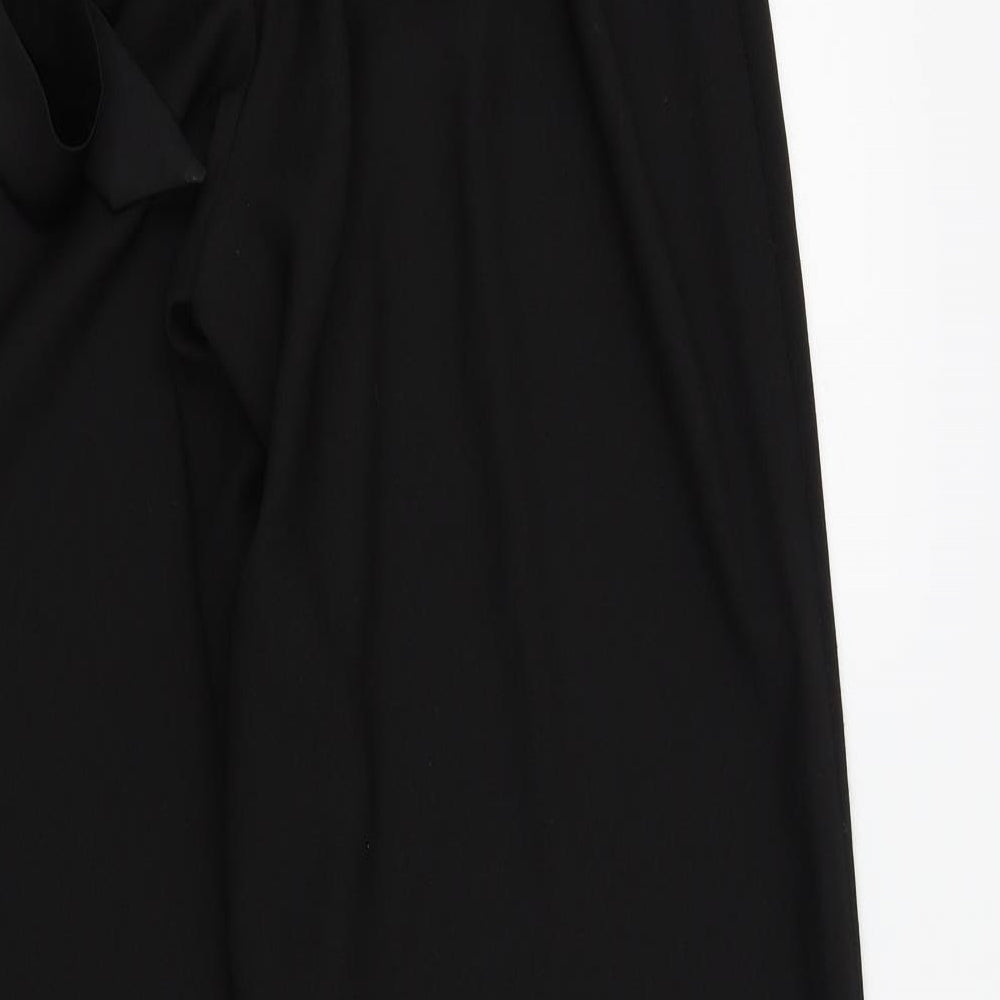 Papaya Womens Black   Trousers  Size 10 L31 in