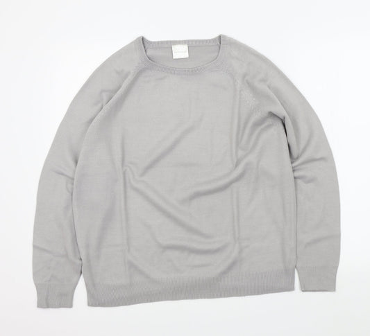 Wardrobe Womens Grey   Pullover Jumper Size 14