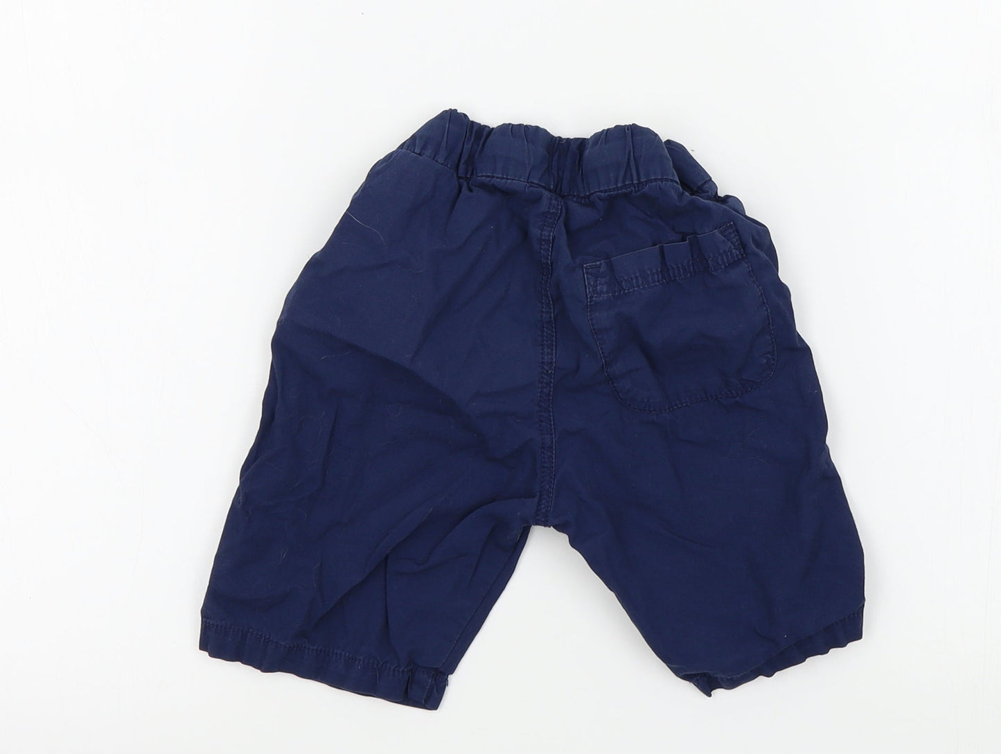 H&M Boys Blue Colourblock  Bermuda Shorts Size 6 Years