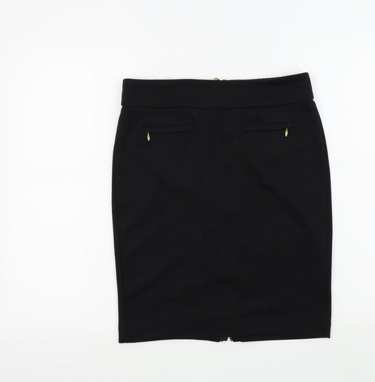 Philosophy Womens Black   A-Line Skirt Size 6