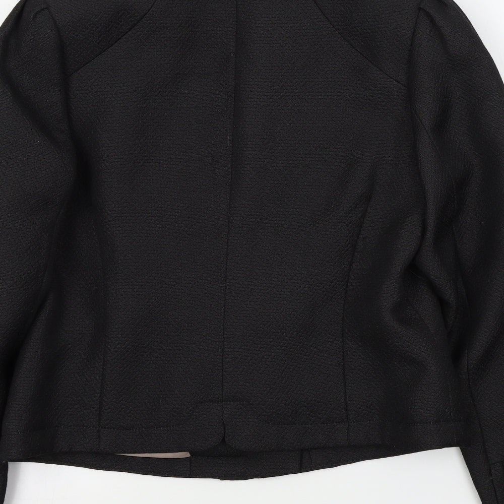 Coast Womens Black Colourblock  Jacket Blazer Size 10