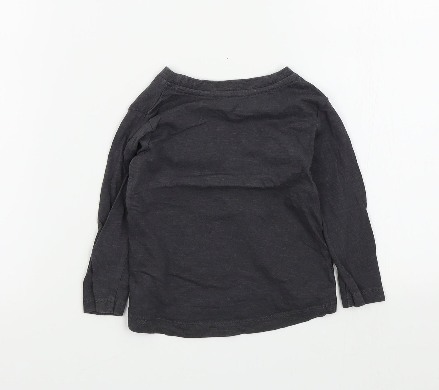 pep&co Boys Grey Colourblock  Pullover Jumper Size 18-24 Months