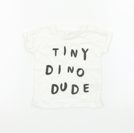 NEXT Baby White   Basic T-Shirt Size 6-9 Months