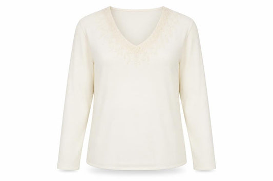 Preworn Womens Ivory   Basic T-Shirt Size 24