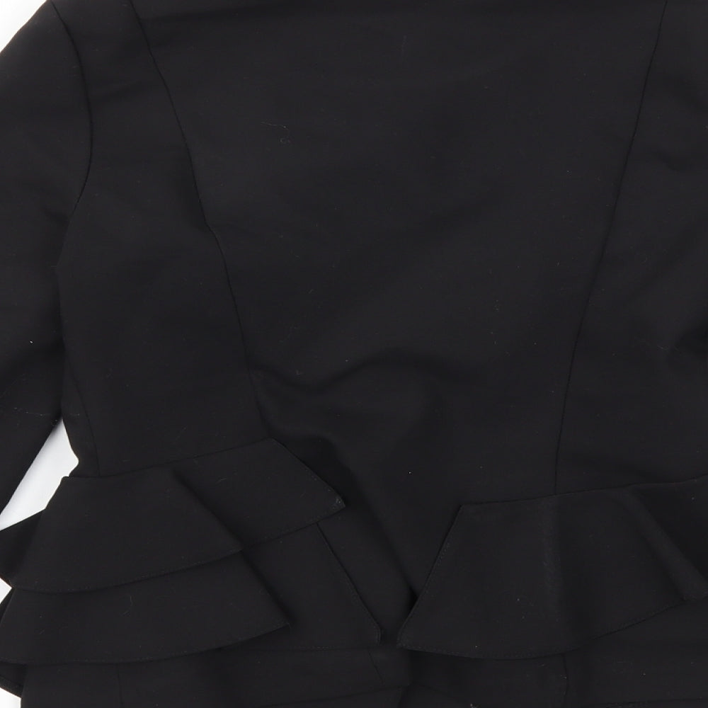 Topshop Womens Black   Jacket Blazer Size 8
