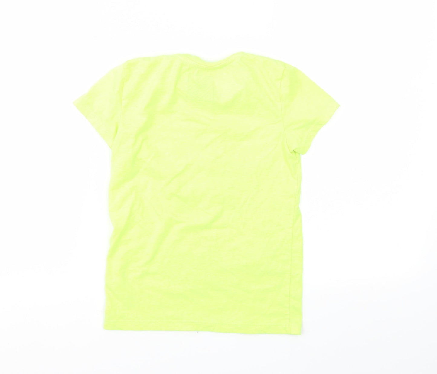 URBAN DEPT Boys Yellow Animal Print  Basic T-Shirt Size 6 Years