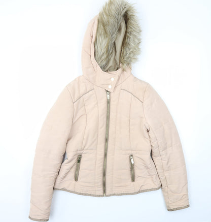 H&M Womens Pink   Jacket Coat Size 6