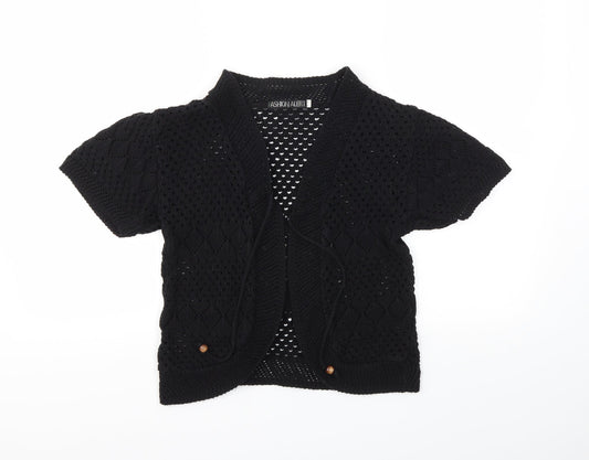 FASHION ALBERT Womens Black   Cardigan Jumper Size S