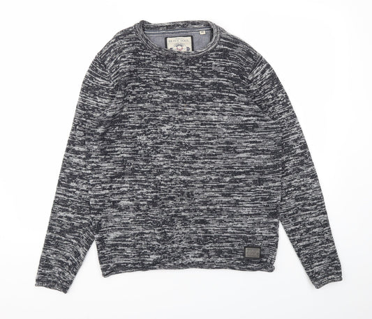 Brave Soul Mens Grey   Pullover Sweatshirt Size M