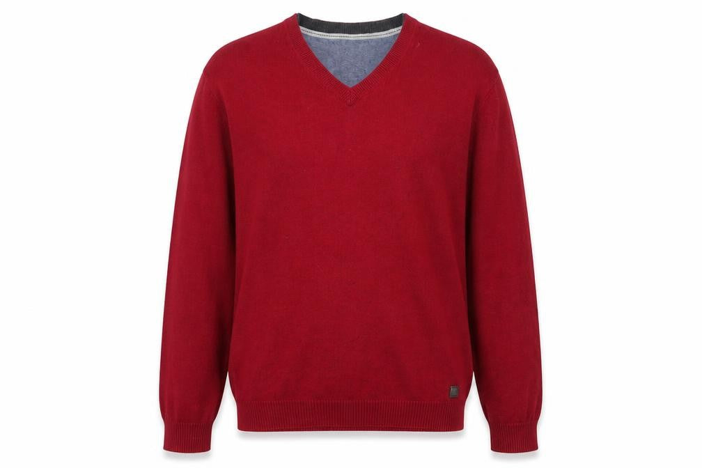 Sand stone Mens Red   Pullover Sweatshirt Size M