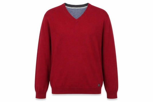 Sand stone Mens Red   Pullover Sweatshirt Size M