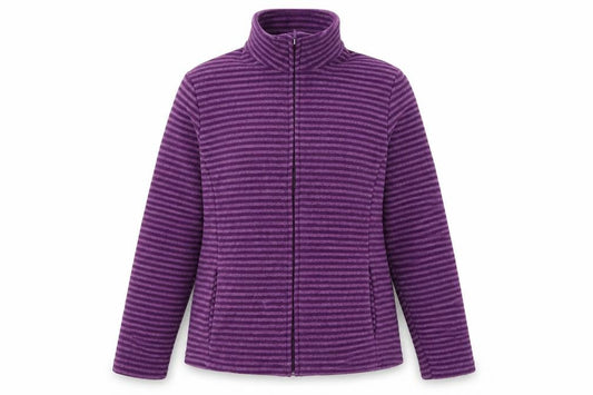 Marks & Spencer Womens Purple Striped  Pullover Jumper Size 16