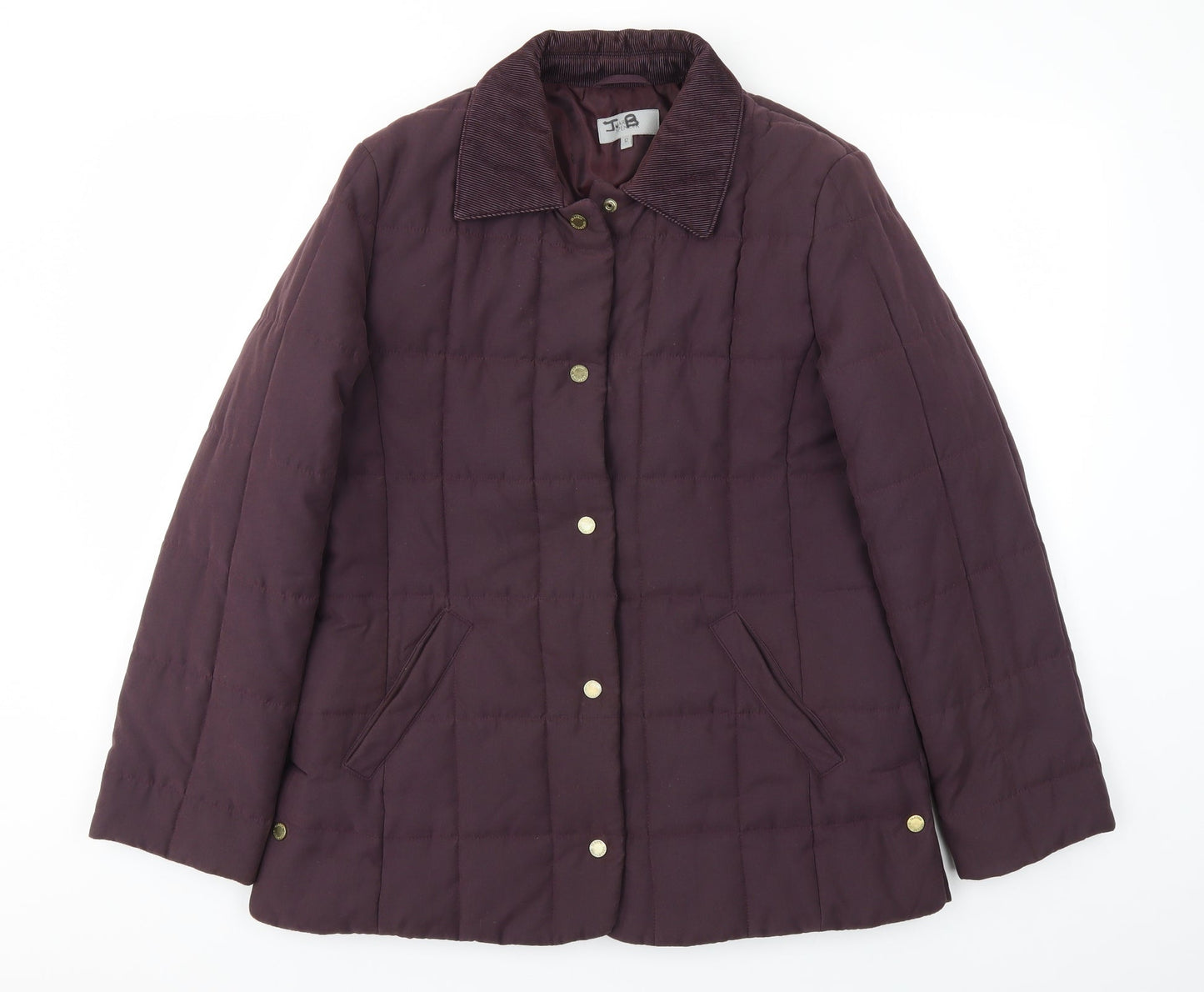 M&S Womens Purple   Jacket Coat Size 12