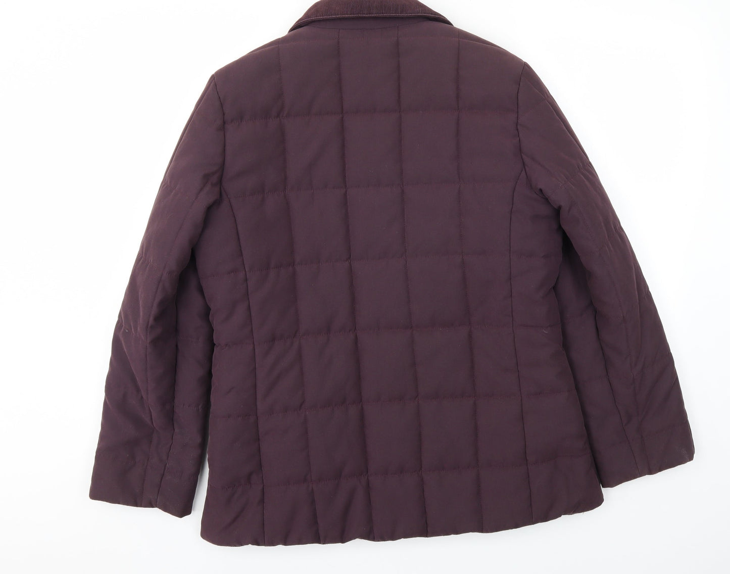 M&S Womens Purple   Jacket Coat Size 12