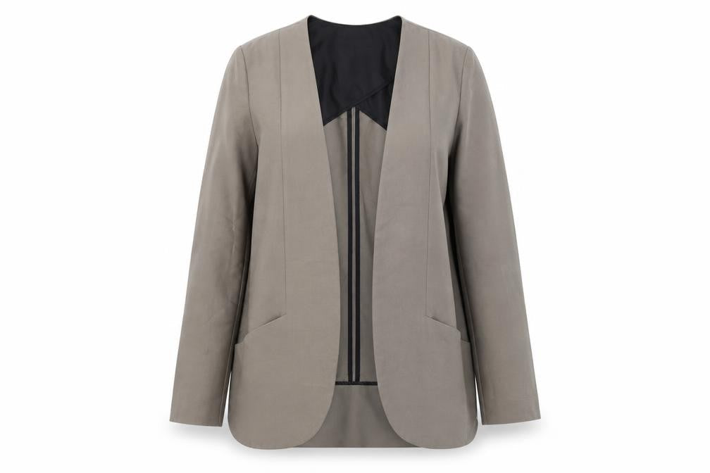 H&M Womens Brown   Jacket Blazer Size 8