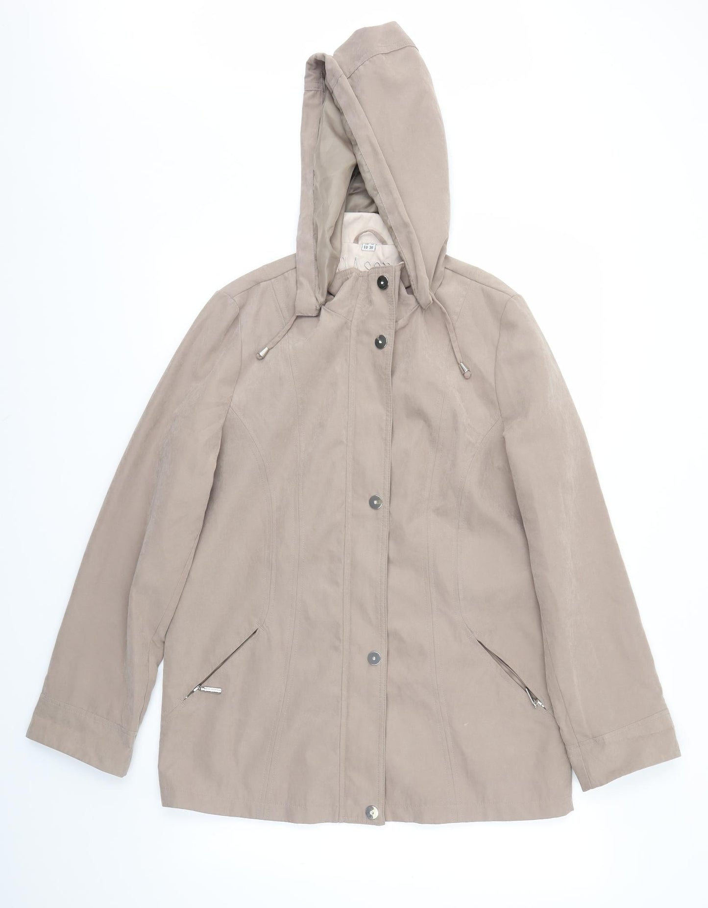 Klassik Womens Beige   Jacket Coat Size 10
