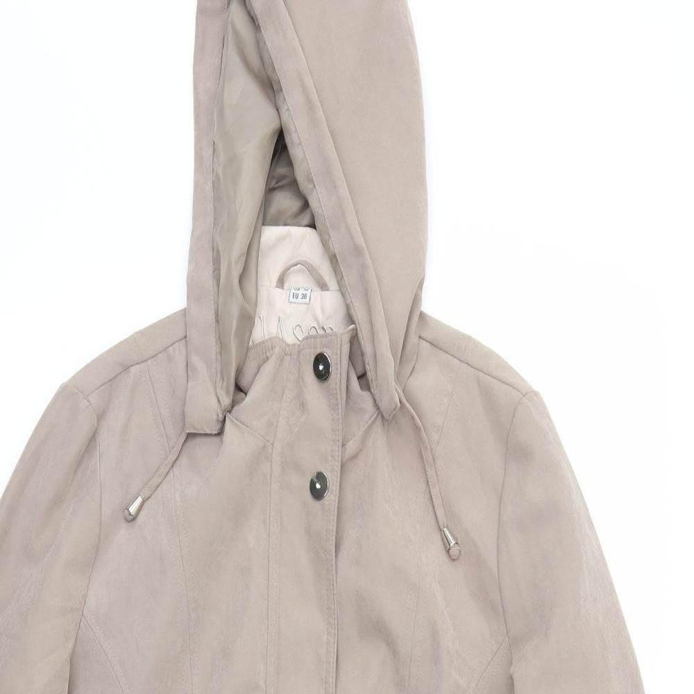 Klassik Womens Beige   Jacket Coat Size 10