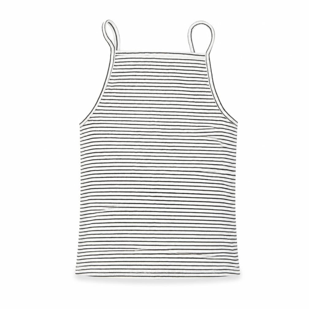 New Look Womens Multicoloured Striped  Basic T-Shirt Size 10