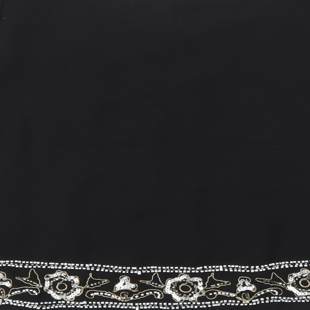 FOREVER 21 Womens Black   Basic Blouse Size S