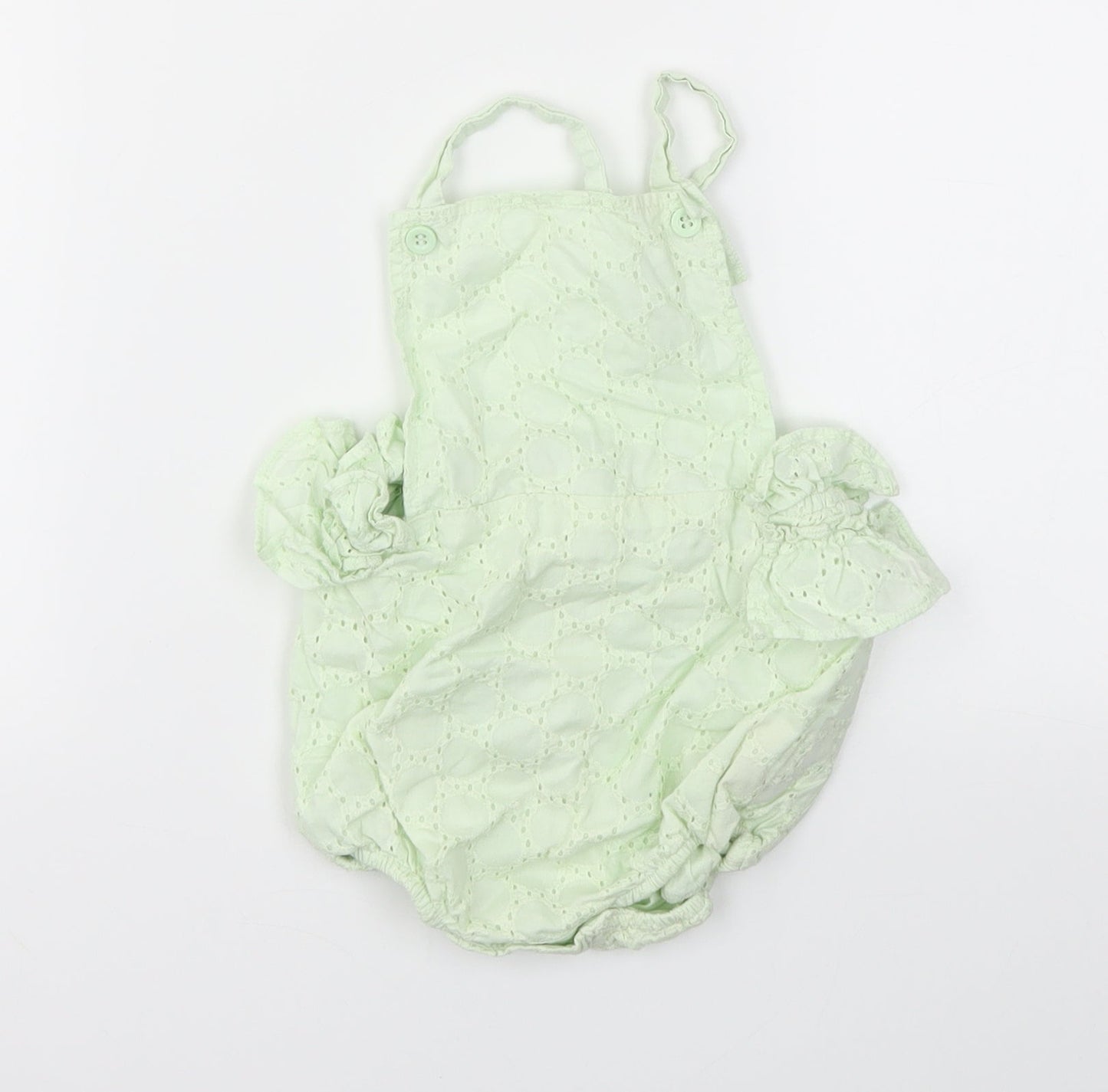 M Girls Green   Babygrow One-Piece Size 9-12 Months